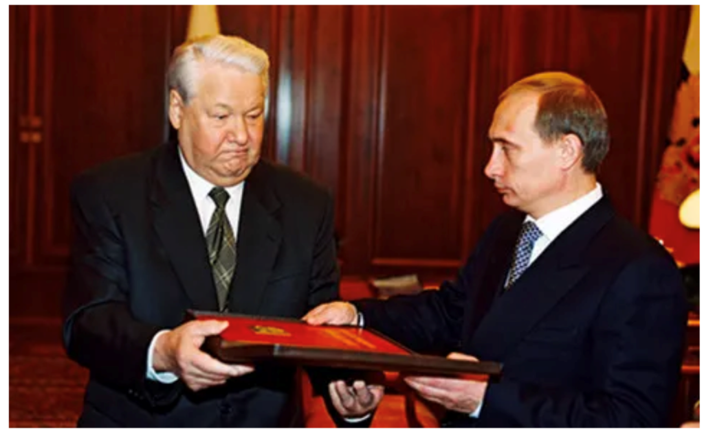 Cuu-tong-thong-Nga-Boris-Nikolayevich-Yeltsin-va-tong-thong-duong-nhiem-Vladimir-Putin